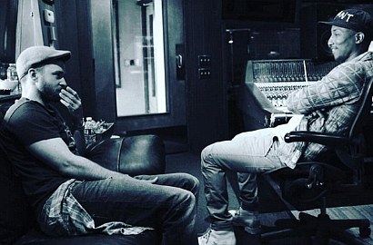 Nongkrong Bareng Pharrell Williams, Justin Timberlake Siapkan Lagu Hits Bareng?