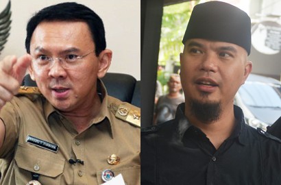 Ahmad Dhani Duga Ahok Bakal Jadi Calon Wapres Jokowi di 2019