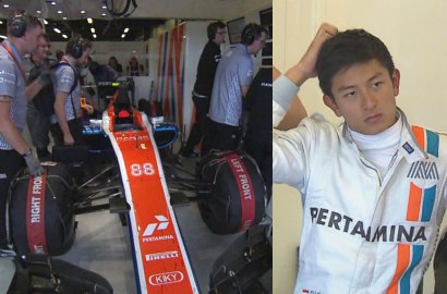 Alonso dan Gutierrez Tabrakan di F1, Rio Haryanto Tak Lanjut Balapan Saat Restart