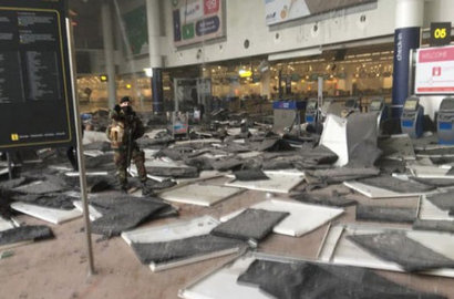 Dua Ledakan Terjadi di Bandara Brussels, 11 Orang Dilaporkan Tewas