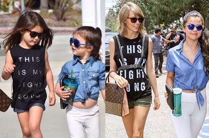 Tiru Gaya Taylor-Selena, Fashionista Cilik Ini Super Menggemaskan!