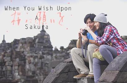 Kompak Pakai Batik, Chelsea Islan dan Shu Watanabe Promo 'When You Wish Upon A Sakura'