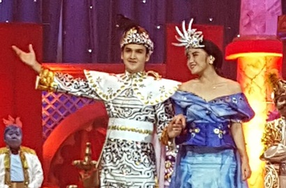 Jadi Putri Yasmin di HUT ANTV, Nabilah JKT48 Mesra dengan Faisal 'Mahaputra'