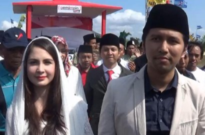 Jadi Istri Bupati Trenggalek, Arumi Bachsin Risih Dikawal Ajudan