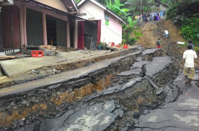 Banjarnegara Alami Longsor, 158 Warga Terpaksa Diungsikan