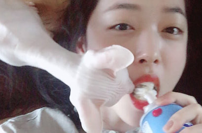 Sulli Selfie Mulut Penuh Whipped Cream, Netter: Apa yang Dilakukan Choiza?