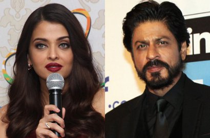 Tampil Memukau, Aishwarya Rai Hadiri Pesta Bareng Shahrukh Khan