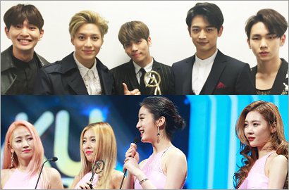 Wah, SHINee-Wonder Girls cs Bawa Pulang Trofi di KU Asian Music Awards