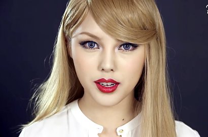 Berubah Mirip Taylor Swift Hanya dengan Make Up, Cewek Ini Hebohkan Netter