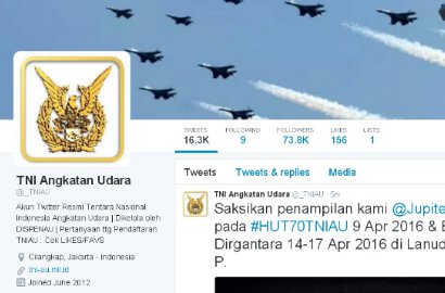 Sering Bikin Postingan Kocak, Akun TNI AU Jadi Idola Baru Netter