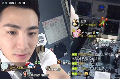 Unggah Video Saat Mengudara, Pilot Ganteng Ini Dikecam Netter