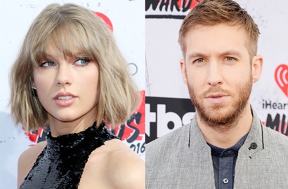 Bikin Iri, Taylor Swift-Calvin Pamer Kemesraan di iHeartRadio Music Awards