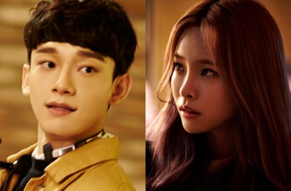 Chen EXO Tatap Mesra Heize di Teaser Foto Proyek Musik SM STATION
