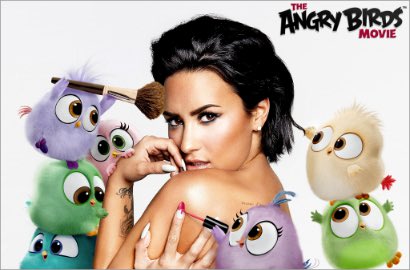 Gembira, Demi Lovato Pamer Bakal Isi Soundtrack Lagu Film 'Angry Birds'