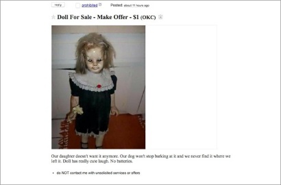 Boneka Seram Mirip Chucky Dijual Cuma Rp 13 Ribu, Berminat?