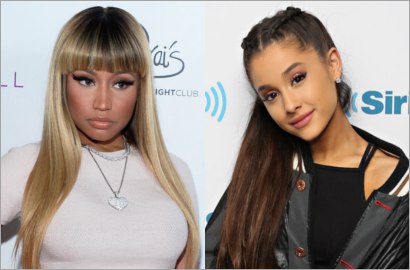 Adu Seksi, Paha Ariana Grande Dielus Nicki Minaj Saat Duet di Las Vegas