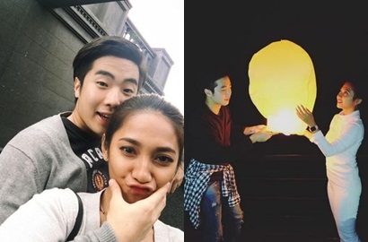 Ditanya Soal Foto Mesra dengan Cowok Korea, Ini Respon Dinda Kirana