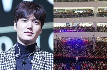 Wow, 20 Ribu Fans Padati Jumpa Fans Lee Min Ho di Filipina