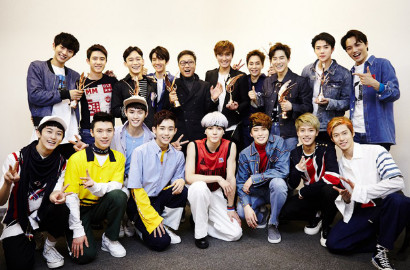 EXO Menang Besar, SM Borong Trofi di Top Chinese Music Awards