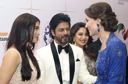 Intip Kompaknya SRK-Aishwarya Rai Sambut Kunjungan Kate Middleton dan Suami