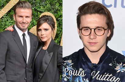 Keren, Brooklyn Jepret Momen Romantis David Beckham dan Victoria