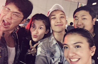 Millane Fernandez Ikut Foto Bareng Seungri, Netter: Lebih Cocok Raline Shah