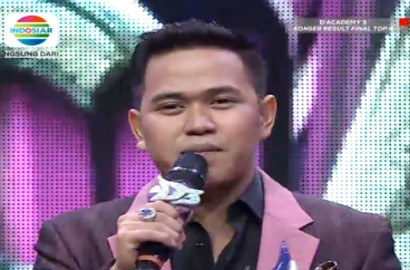 Tampil Memukau, Ical Majene Raih SMS Tertinggi di Top 5 'D'Academy 3'