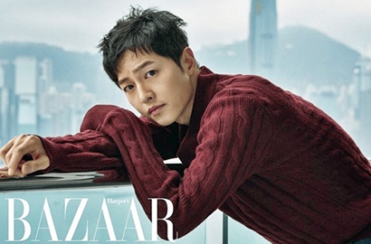 Kerennya Song Joong Ki di Pemotretan Harper's Bazaar Bikin Hati Meleleh