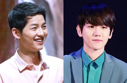 Pakai Busana Kembar, Lebih Tampan Song Joong Ki Atau Baekhyun EXO?