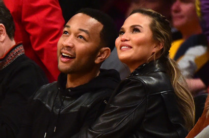 Perdana, Chrissy Teigen Pamer Wajah Putri Kecil John Legend