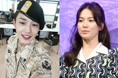 Baik Hati, Song Hye Kyo Siapkan Kue Ultah untuk Kim Min Suk 'Descendants'