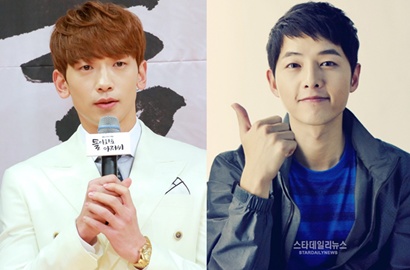 Song Joong Ki dan Rain Juga Pakai Baju Kembaran di Majalah, Pilih Siapa?