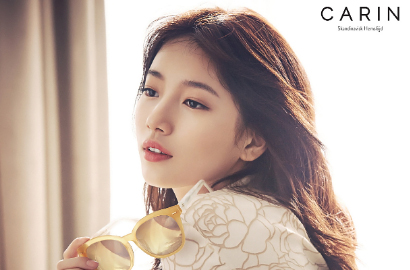 Pamer Pundak Mulus, Seksinya Suzy miss A Goda Fans di Iklan Kacamata