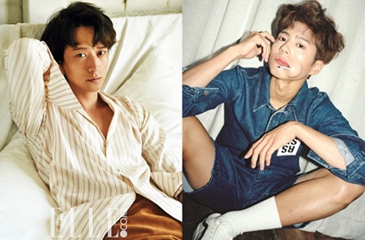 Pakai Jas Mirip Taplak Meja, Ganteng Park Bo Gum atau Kang Dong Won?