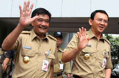 Ahok Ngamuk Soal Banjir, Wagub Djarot Beda Reaksi