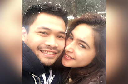 Kangen, Nabila Syakieb dan Suami Mesra di Belanda