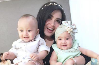 Tiru Jejak Tantenya, Keponakan Kembar Syahrini Juga Fashionable