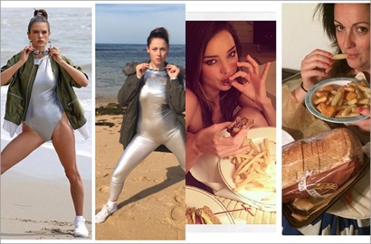 Pose Kocak Tiru Para Seleb Hollywood, Wanita Ini Jadi Idola Baru di Instagram