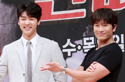 Pamer Bromance, Begini Dekatnya Ji Sung-Kang Min Hyuk Syuting 'Entertainer'