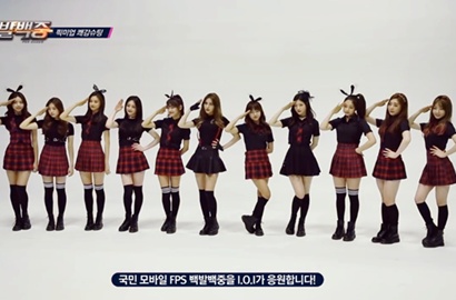 Bintangi Iklan Video Game, IOI 'Produce 101' Berubah Jadi Tentara Unyu