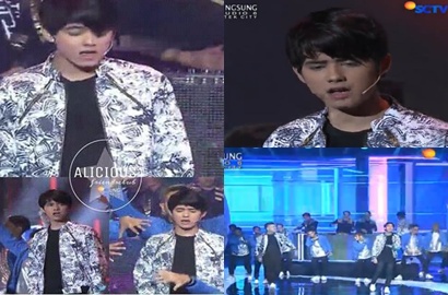Kolaborasi Cetar Aliando, CJR cs di Opening SCTV Music Awards 2016