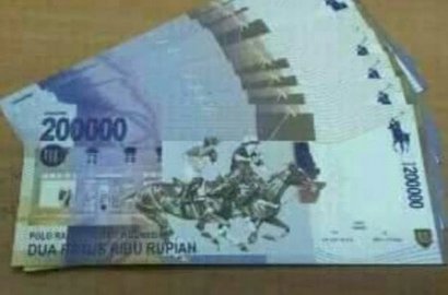 Foto Uang Pecahan Rp 200 Ribu Bikin Heboh, Ini Klarifikasi Bank Indonesia