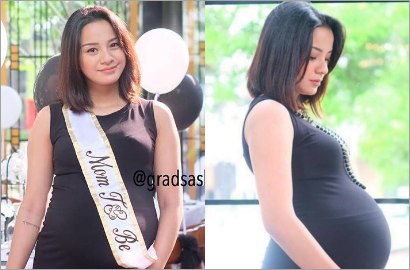 Gelar Baby Shower Jelang Persalinan, Kirana Larasati Makin Mempesona