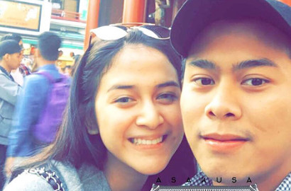 Hamil Muda, Nina Zatulini Babymoon ke Jepang