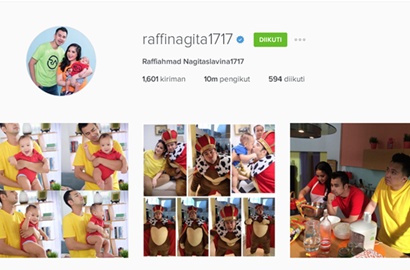 Super Populer, Instagram Raffi Ahmad Capai 10 Juta Follower