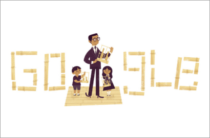 Google Doodle Rayakan Ultah Pencipta Angklung Diatonis Daeng Soetigna