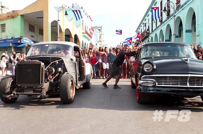 Boyong Syuting 'Fast And Furious 8' di Kuba, Vin Diesel cs Pamer Mobil Klasik