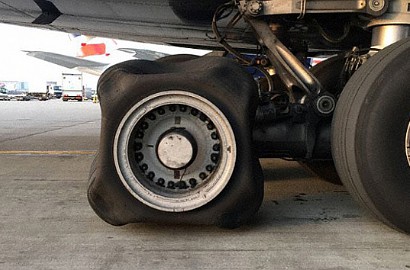 Aneh, Roda Pesawat British Airways Berubah Kotak
