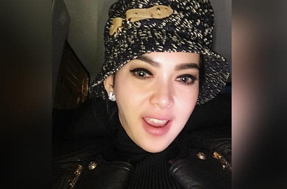 Jelang Ramadan, Syahrini Pamer Gaya Baru dengan 'Kerudung Manja'