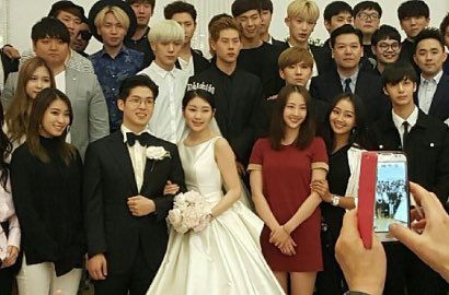 Banjir Artis Starship, Sistar cs Seru-Seruan di Pernikahan Mad Clown